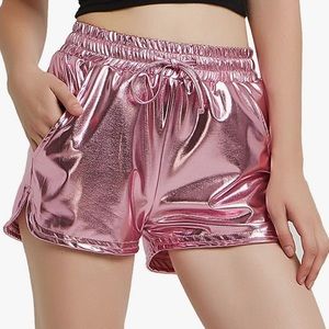 Barbie 🛼 metallic pink shorts